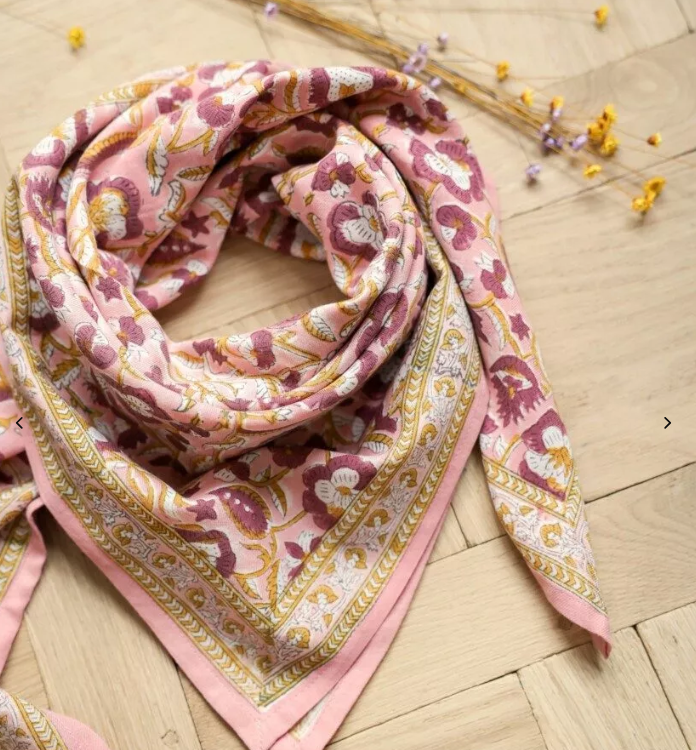 Foulard rose urbain été - Image 2