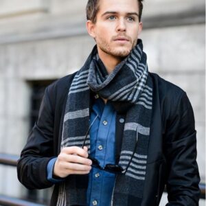 Echarpe multicolore homme