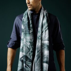 Echarpe multicolore homme